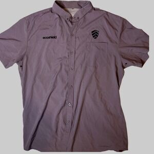 EcoShield 40K Club XXL Mens Button Down Short Sleeve Shirt‎